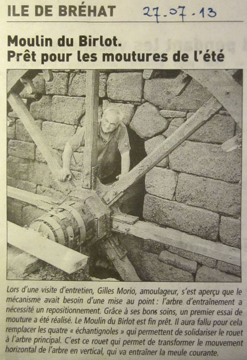 Le Télégramme du 27 juillet 2013