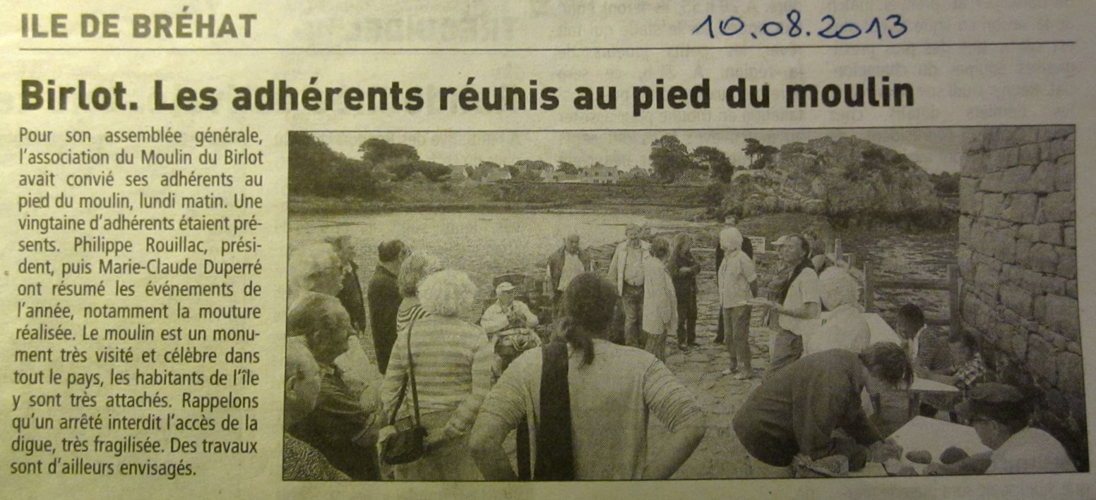 Le Télégramme du 10 août 2013